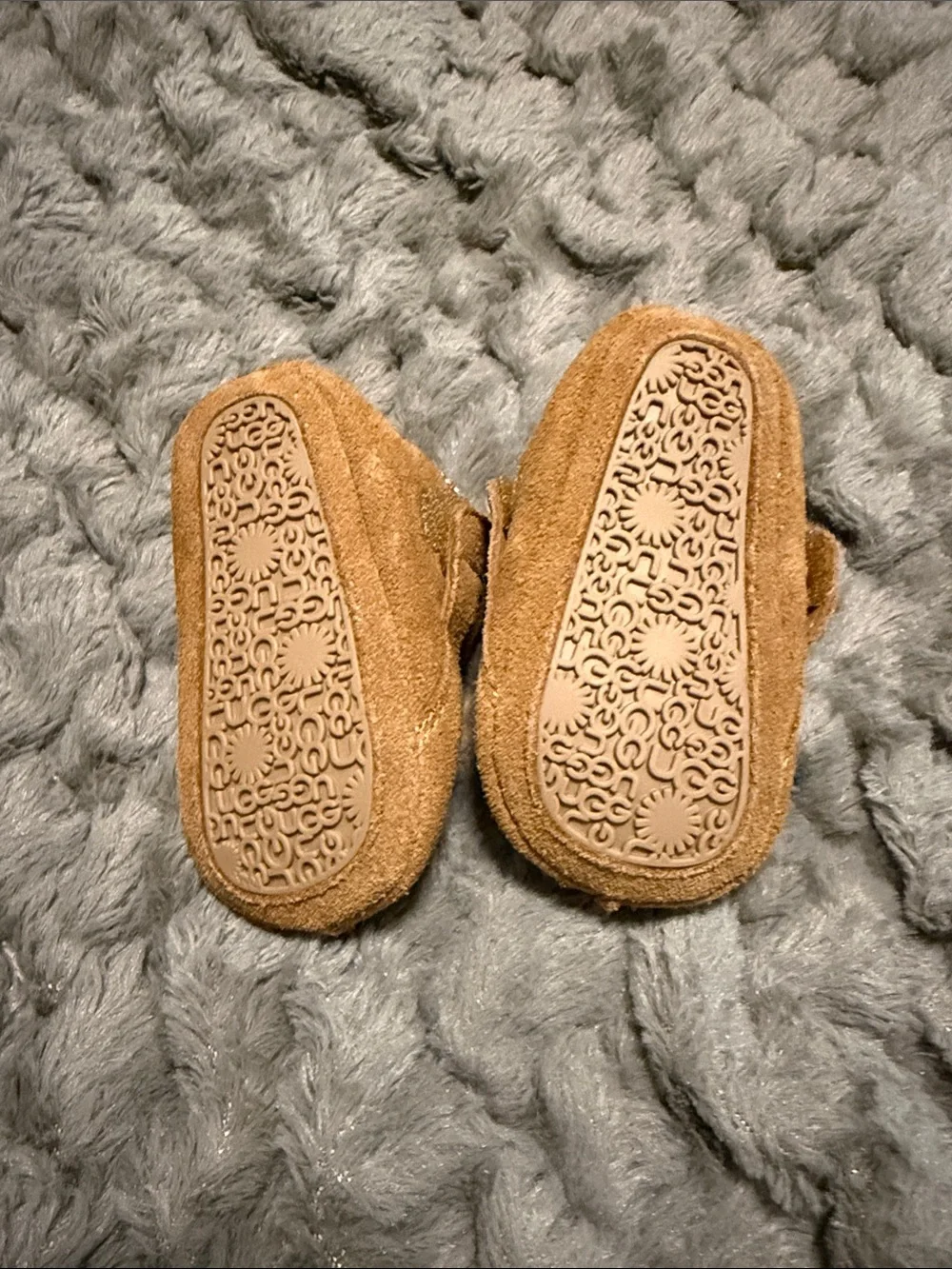 UGG Baby Tasman Suede boots in Chestnut Brown